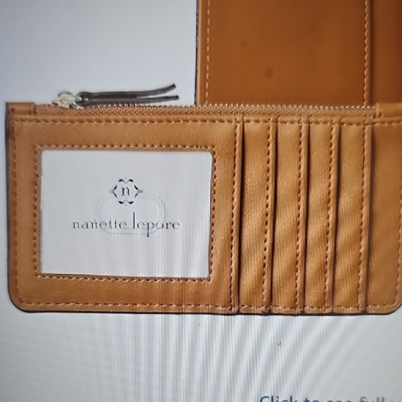 NWT Nanette Lepore Lillith Card Case Organizer 2 Piece Set Chocolate/Vachetta - Picture 5 of 13